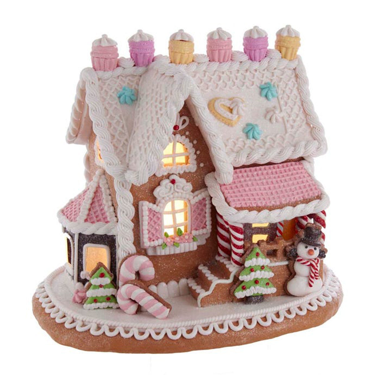 Kurt Adler LED Gingerbread Cake House