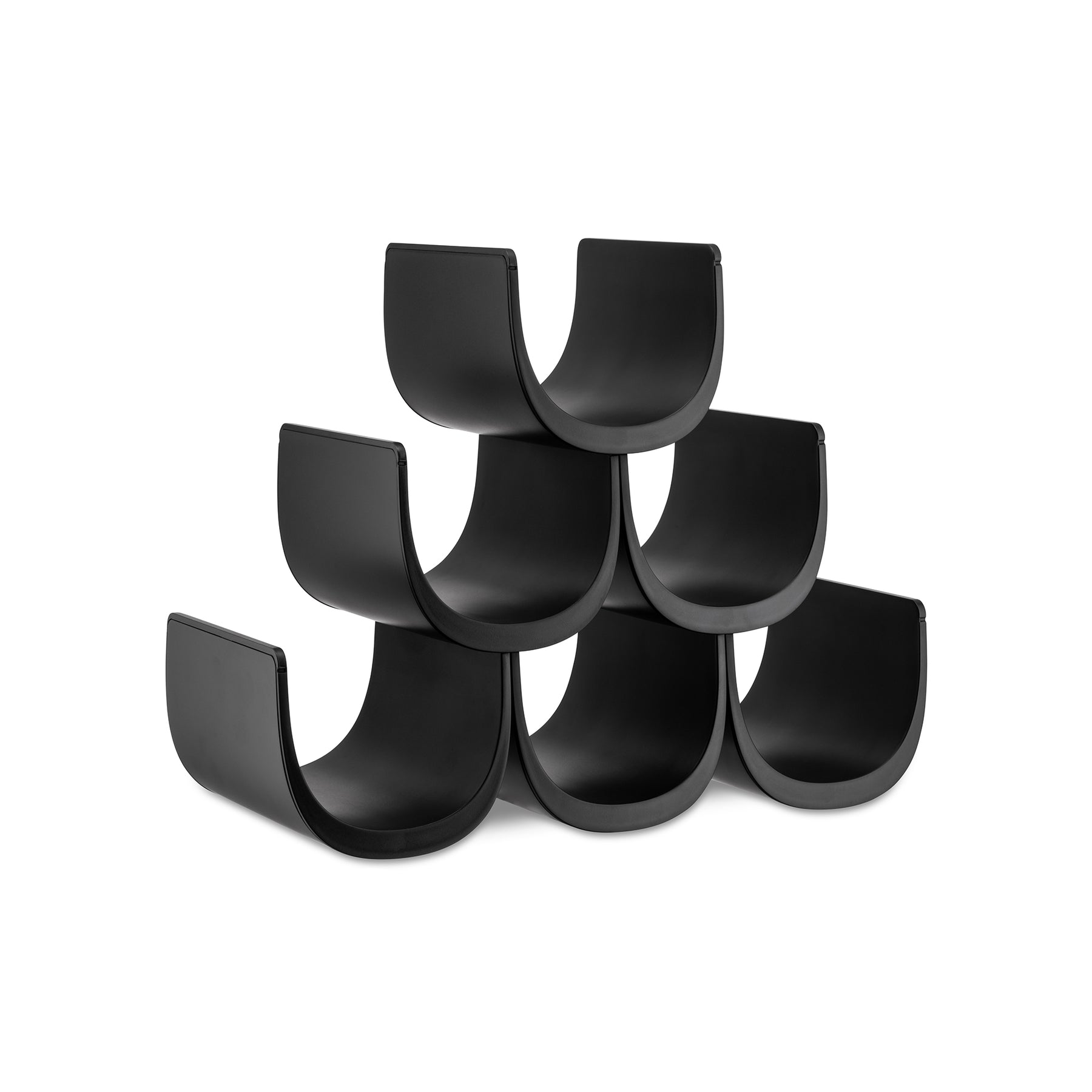An image of Alessi Giulio Iachetti Modular 6 Bottle Holder