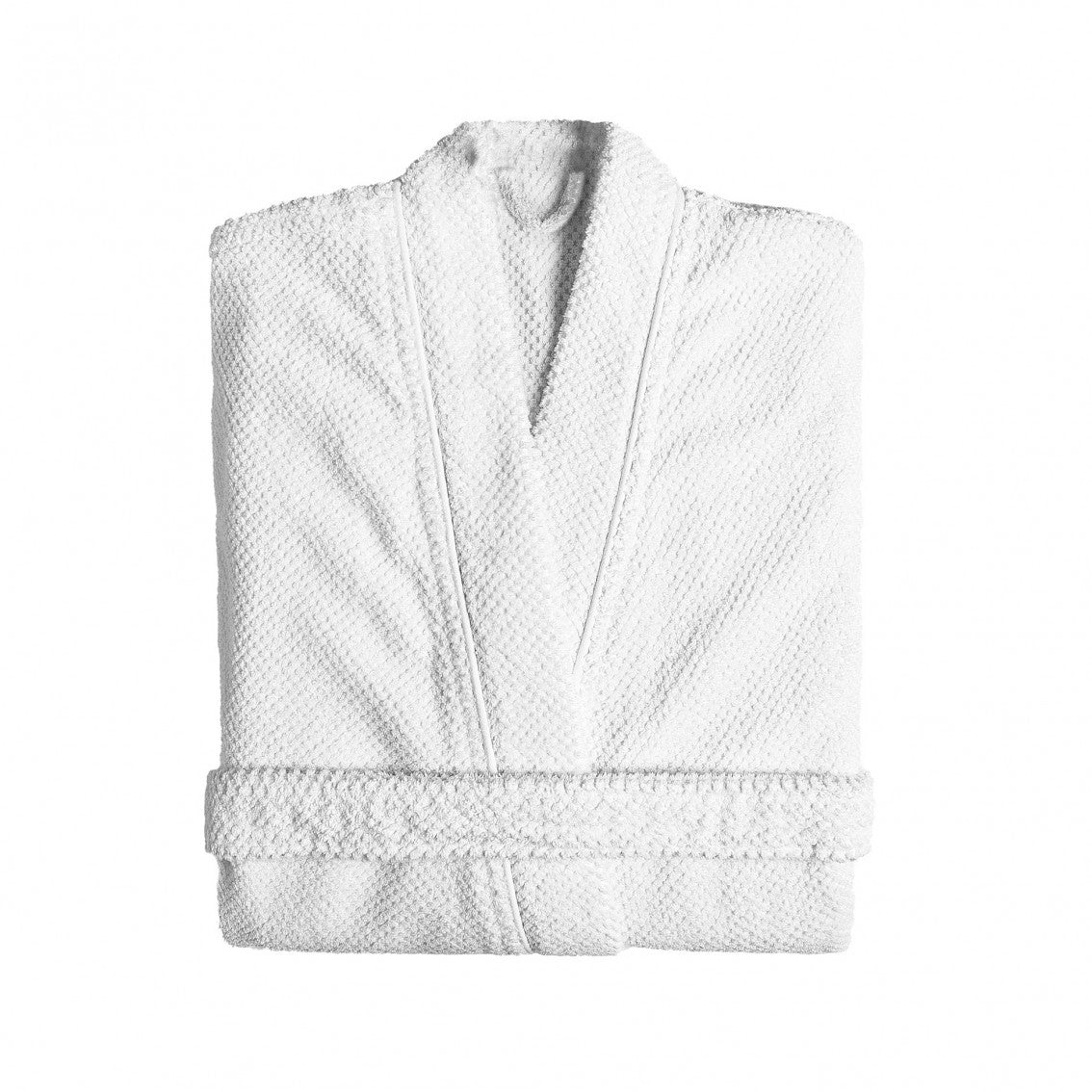 An image of Graccioza Bee Waffle Kimono Bathrobe
