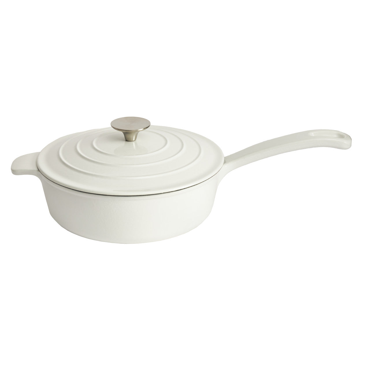 An image of Enameled Cast Iron Covered Sauce Pan