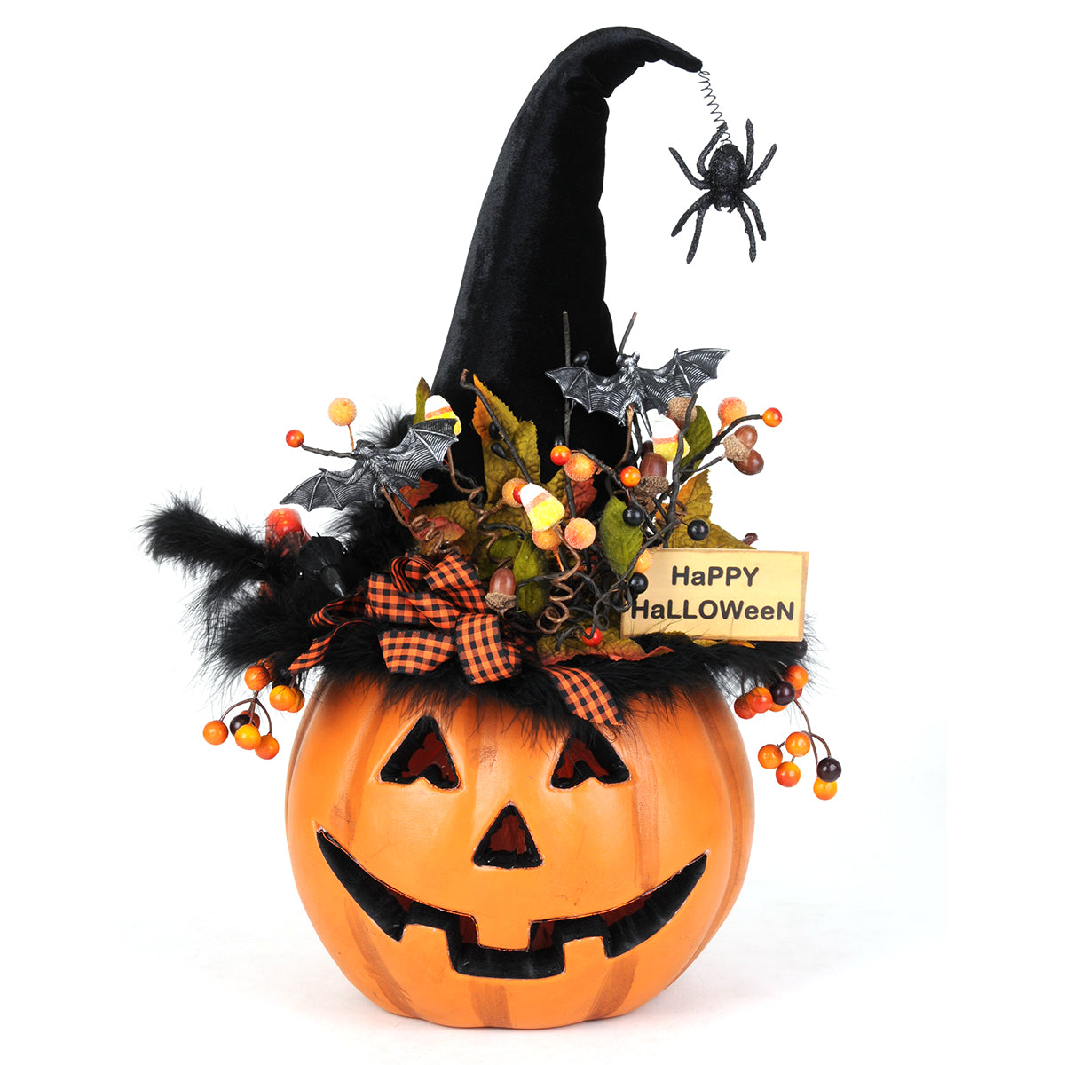 Karen Didion Witch Hat Jack O'Lantern