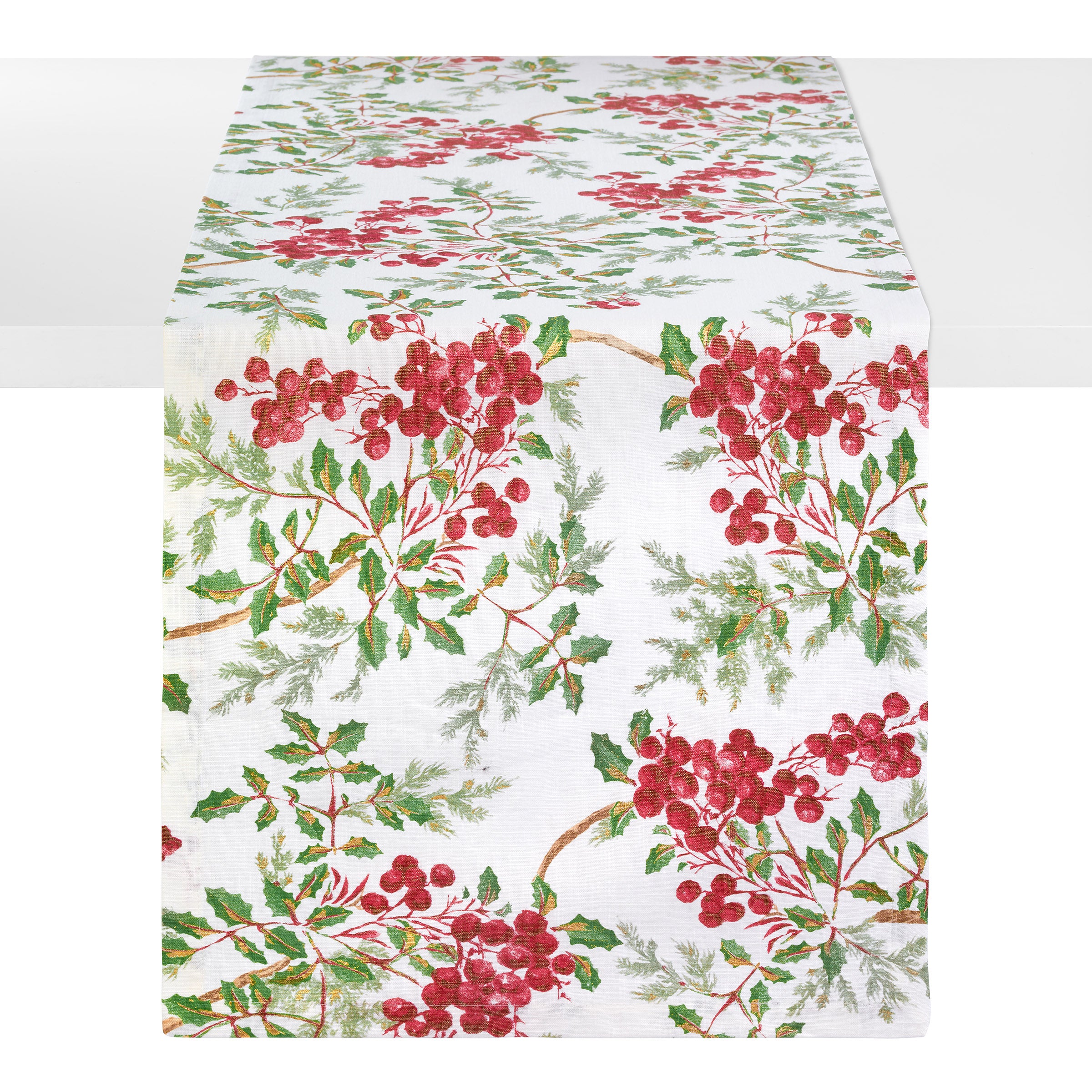 Bodrum Holly Berry 15"x 90" Runner