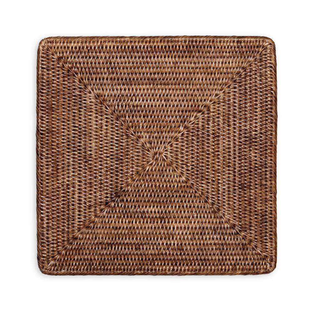 Caspari Rattan Square Placemat