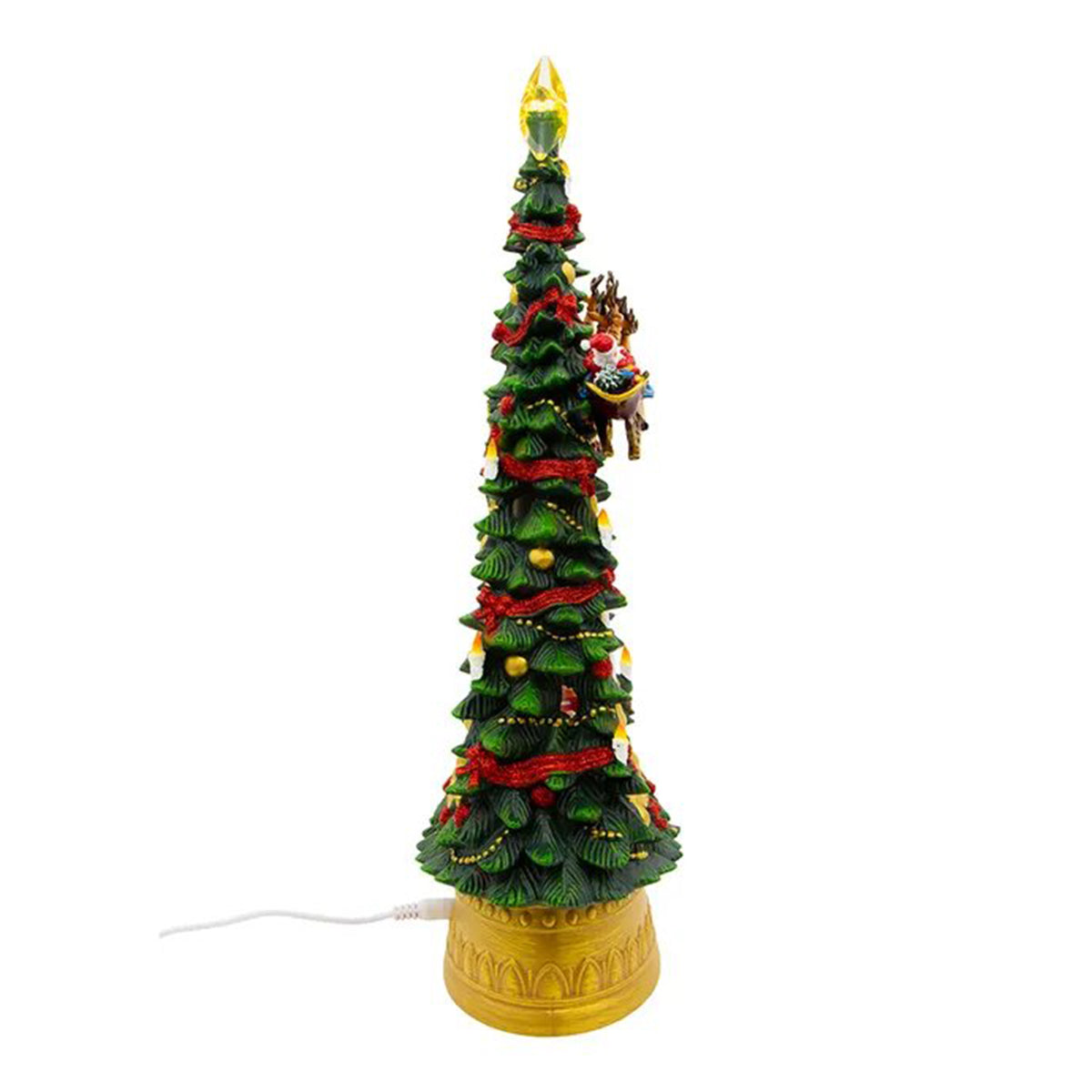 An image of Kurt Adler Battery-Operated Musical Water Santa Tree