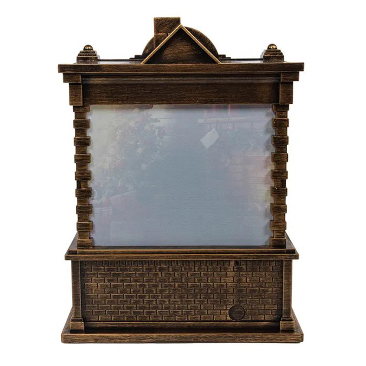 An image of Kurt Adler Battery-Operated Led Santa Fireplace Lantern
