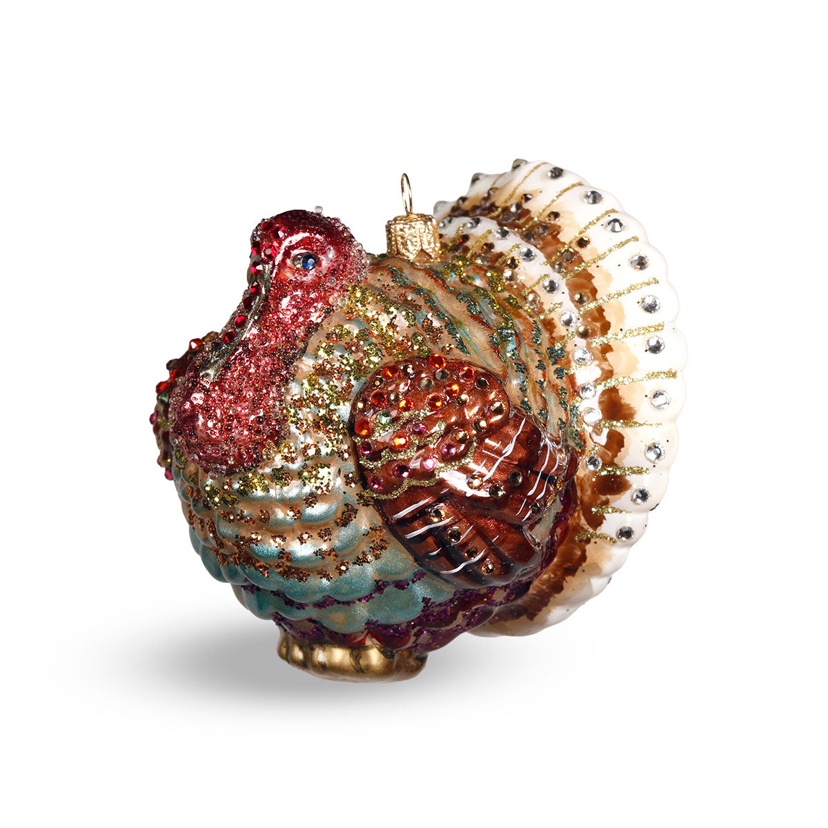 Winter Street Turkey Ornament