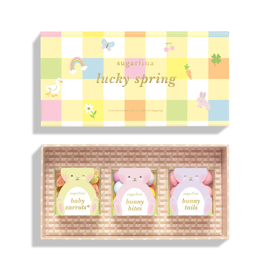 Sugarfina Lucky Spring 3-Piece Candy Bento Box