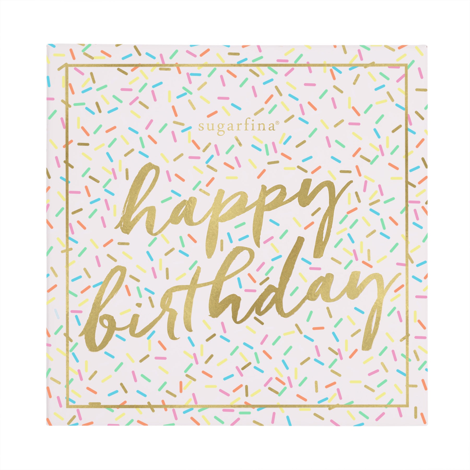 An image of Sugarfina Happy Birthday 8-Piece Candy Bento Box