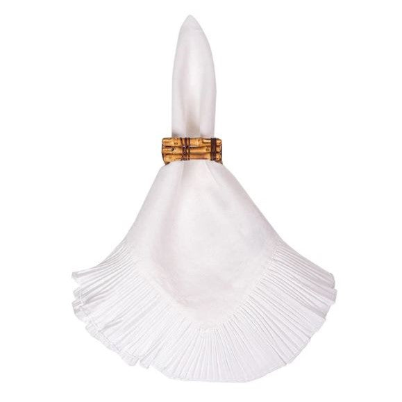 An image of Juliska Mademoiselle Ruffle Napkins
