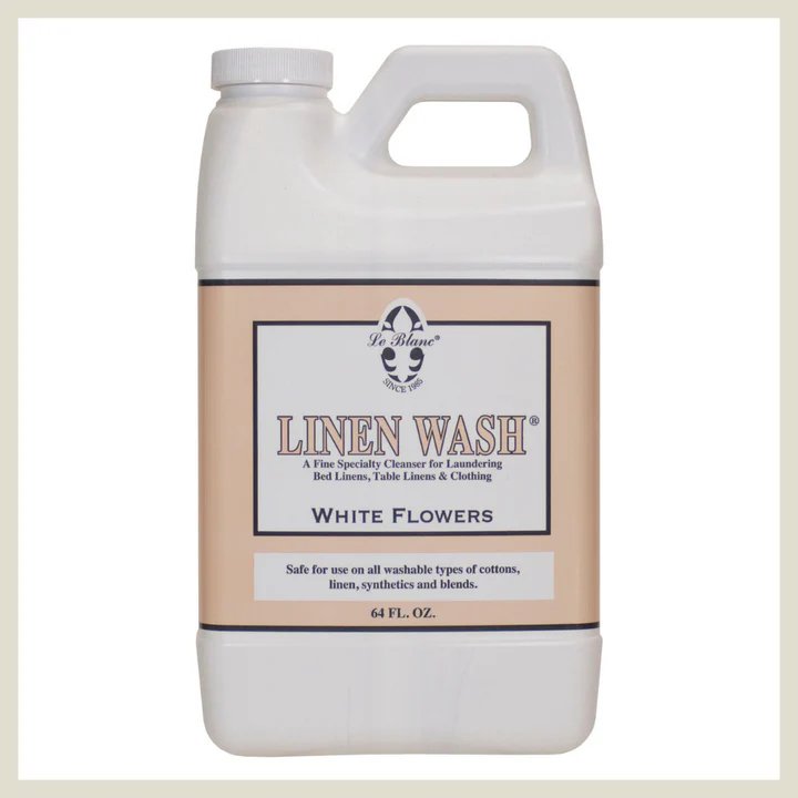 Le Blanc White Flower Linen Wash