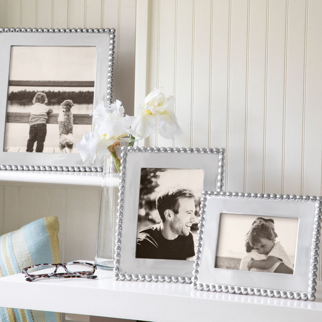An image of Mariposa Pearled Picture Frame