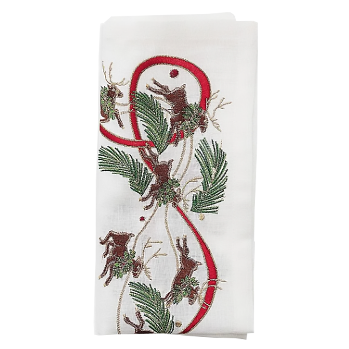 Kim Seybert Reindeer Napkin, Set of 4