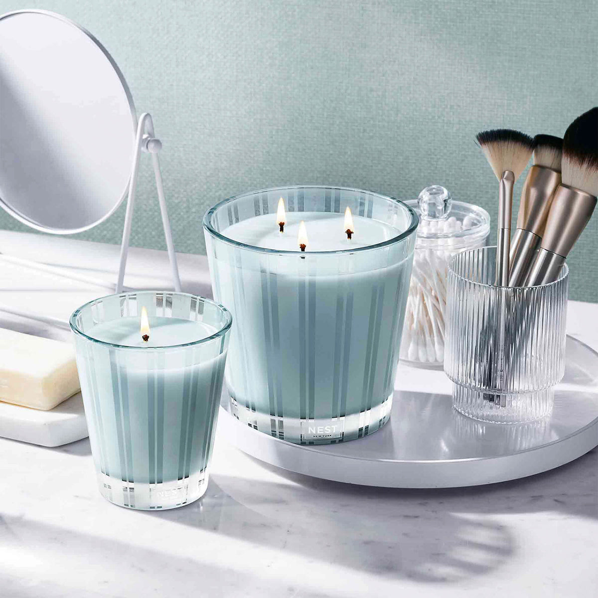 An image of Nest Fragrances Driftwood & Chamomile 3-Wick Candle 21.2 oz