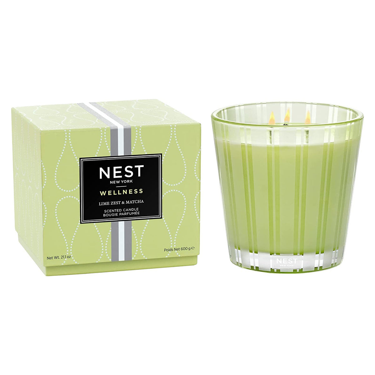 Nest Fragrances Lime Zest & Matcha 3-Wick Candle 21.2 oz