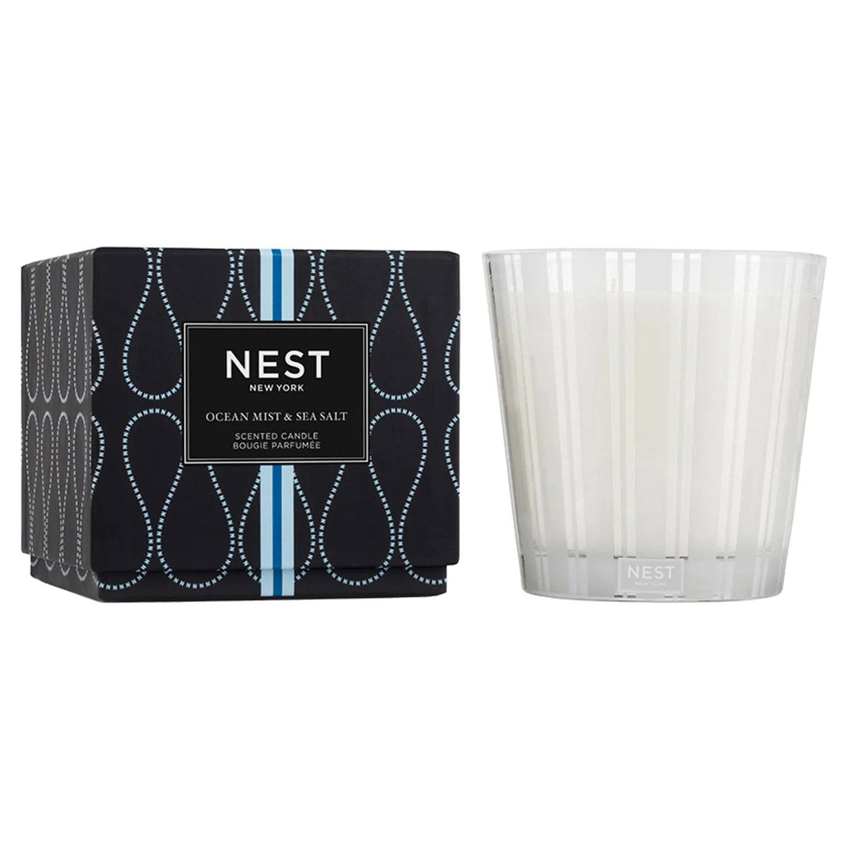 An image of Nest Fragrances Ocean Mist & Sea Salt 3-Wick Candle 21.2 oz