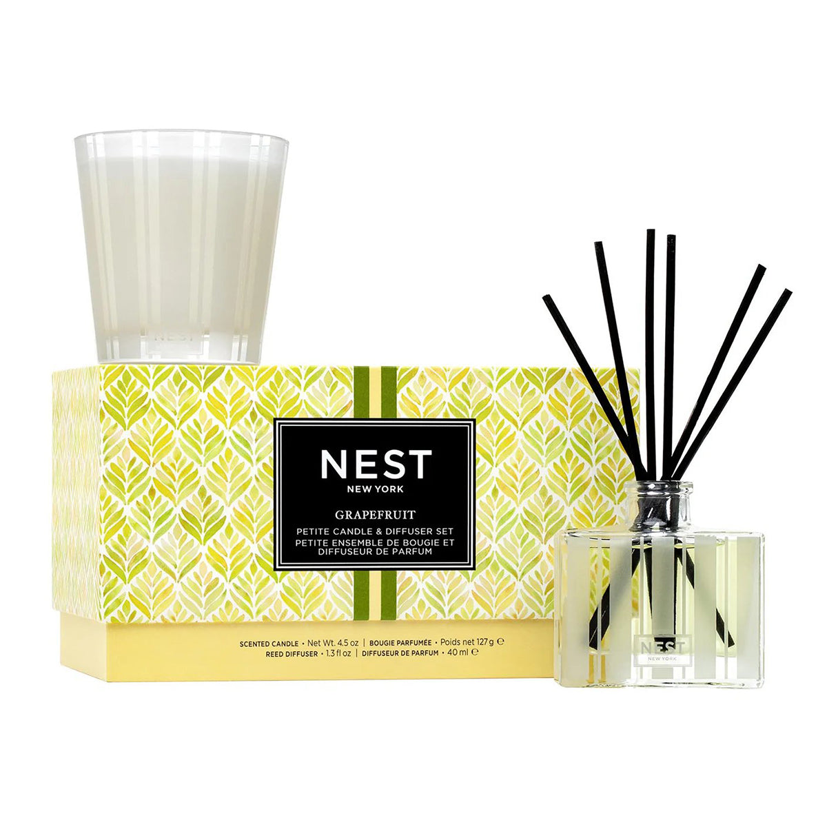Nest Petite Candle & Reed Diffuser Gift Set - Grapefruit