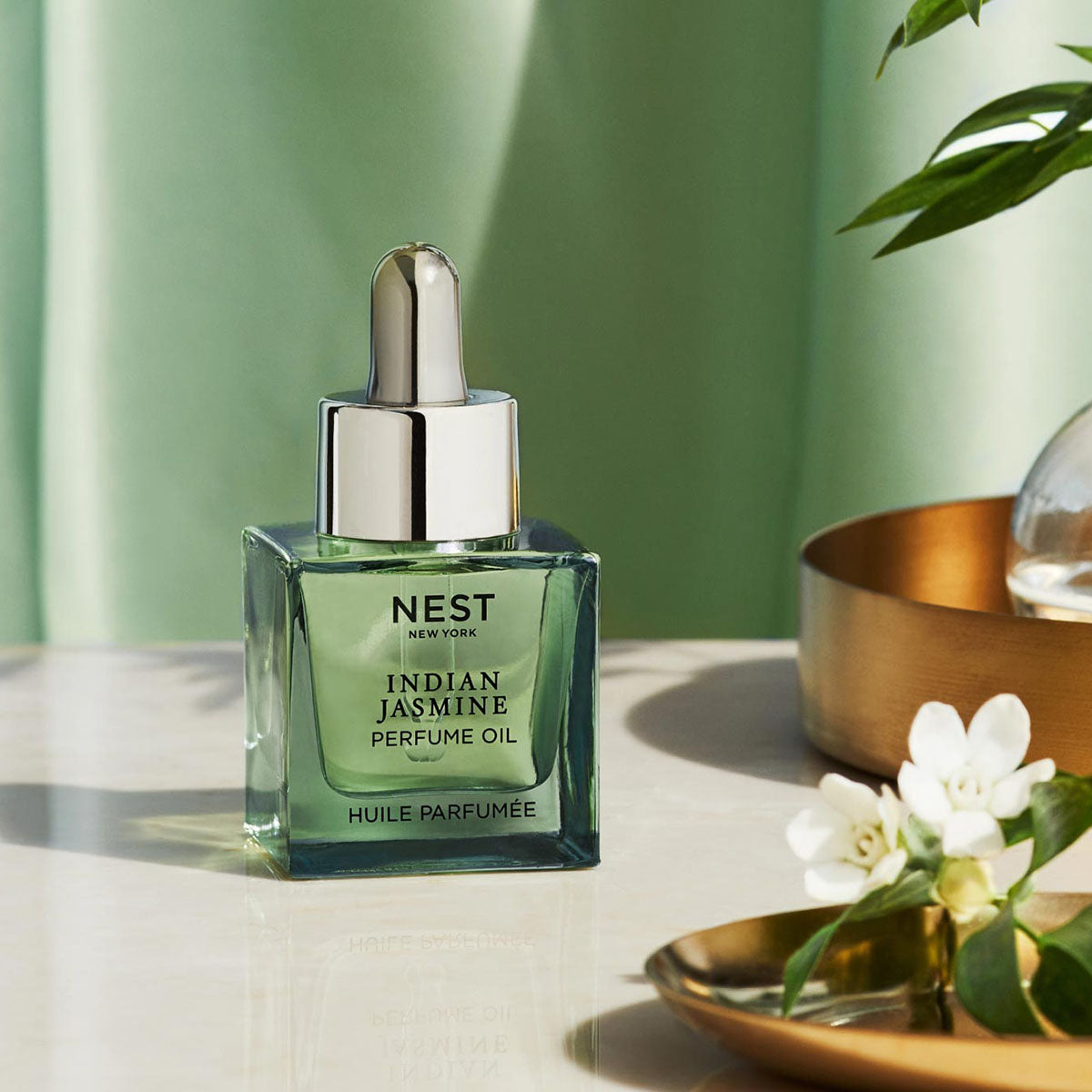 An image of Nest Fragrances Indian Jasmine Perfume Oil 1 fl oz