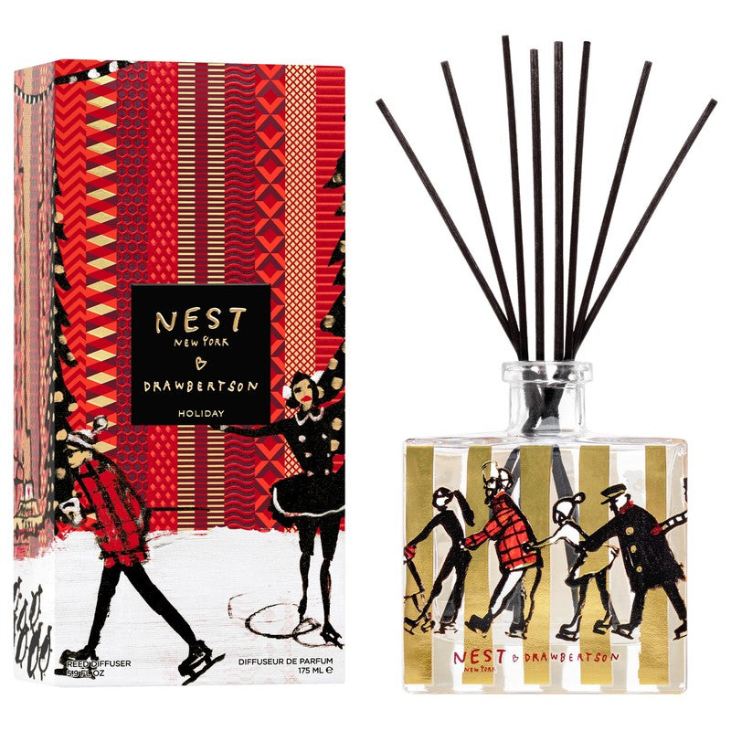 An image of Nest Fragrances Holiday Donald Robinson Specialty Reed Diffuser 5.9 fl oz