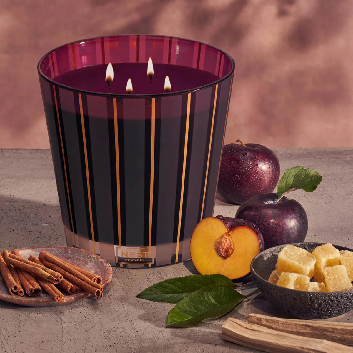 An image of Nest Fragrances Autumn Plum Luxury Candle 47.3 oz