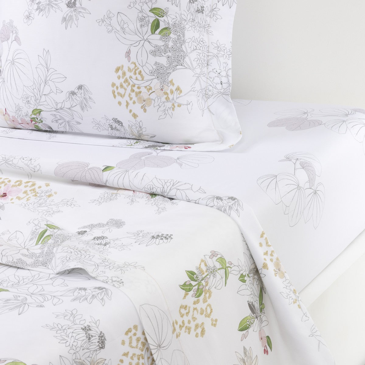 Yves Delorme Orchidee Flat Sheet
