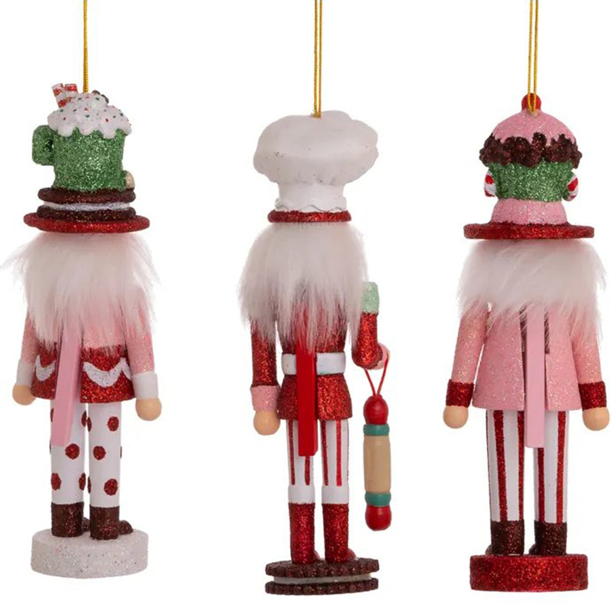 Kurt Adler Cake, Cocoa, Gingerbread Nutcracker Ornament