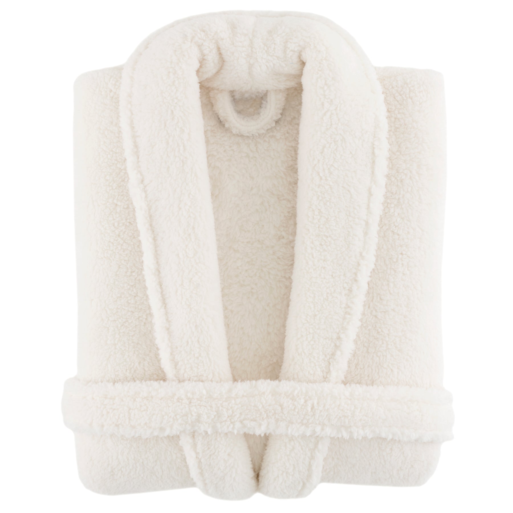 An image of Pine Cone Hill Wonderland Fleece Robe - Ivory