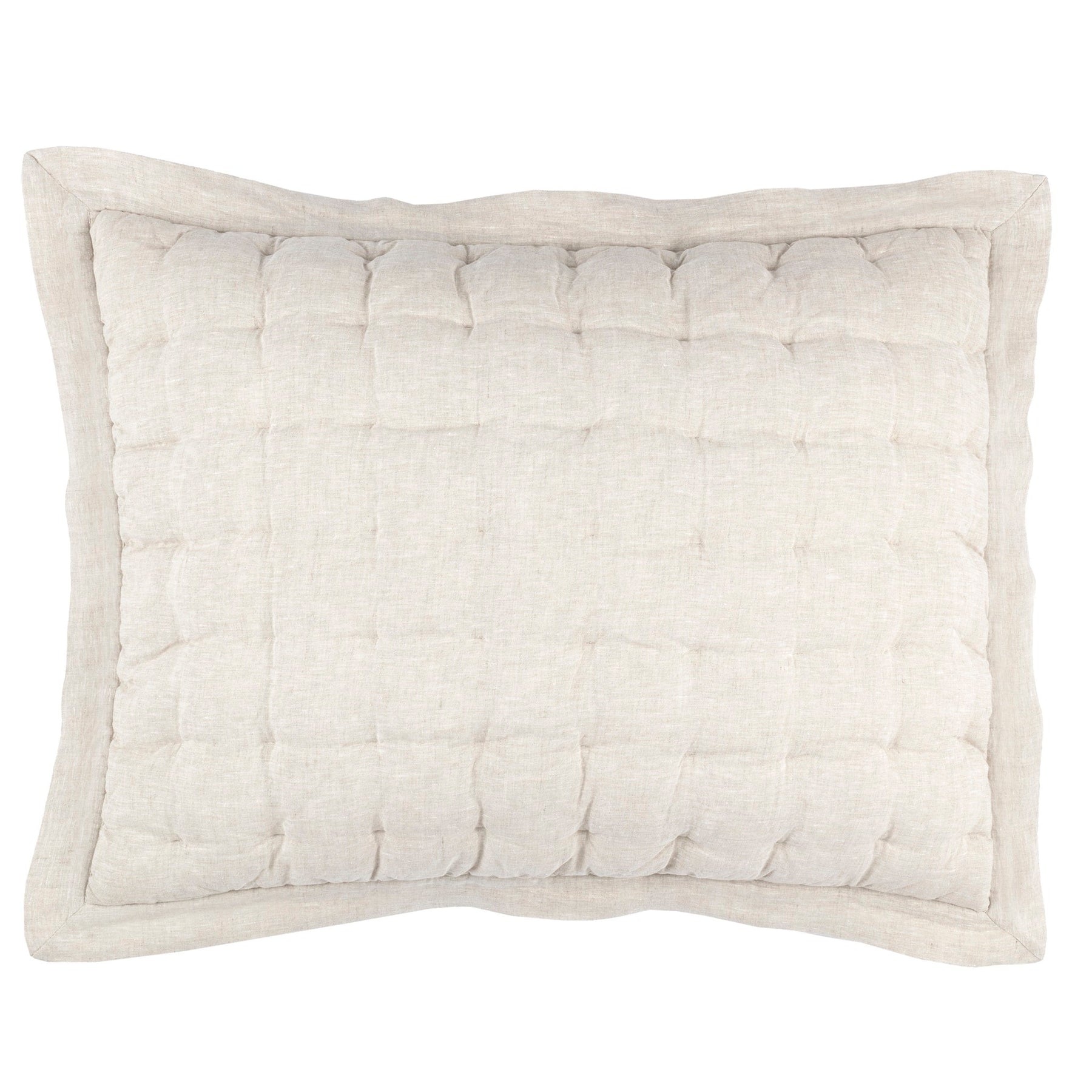 An image of Pine Cone Hill Lush Linen Puff Sham