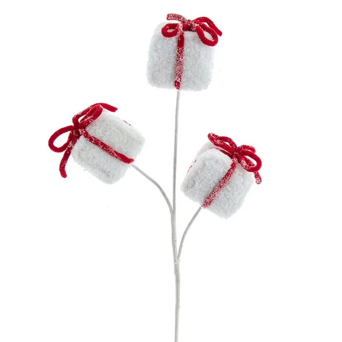 Kurt Adler Red and White Gift Box Spray