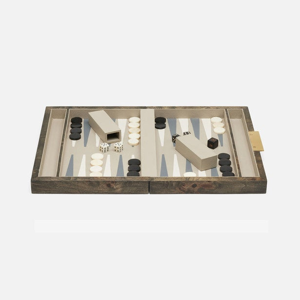 An image of Pigeon and Poodle Windsor Backgammon Game Set