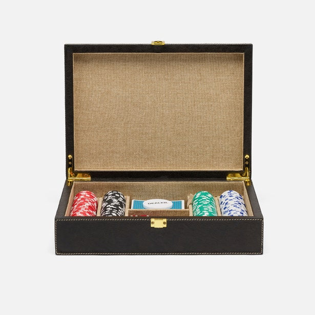An image of Pigeon and Poodle Grantham Poker Game Set