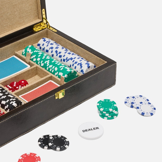 An image of Pigeon and Poodle Grantham Poker Game Set