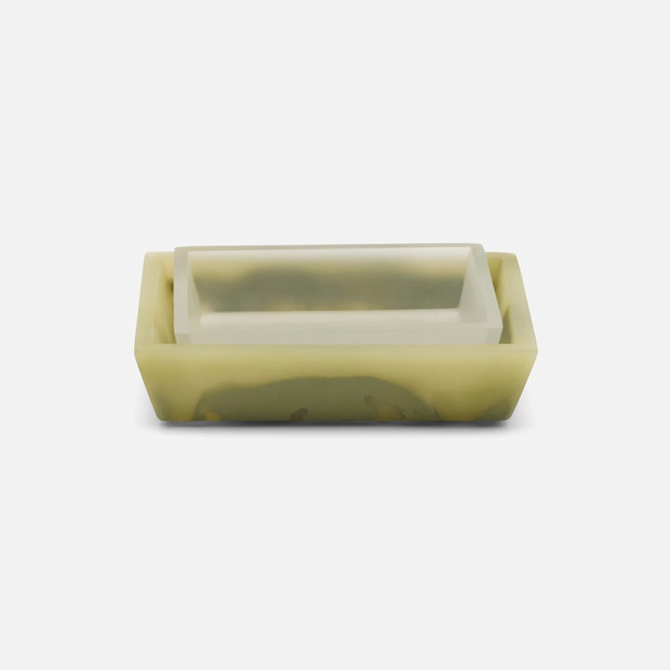 Pigeon and Poodle Novo Pale Jade Soap Dish