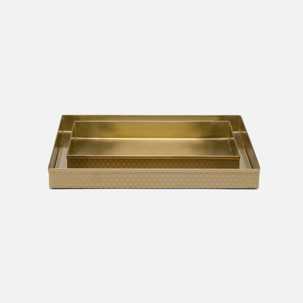 Pigeon and Poodle Temara Tray Set of 2