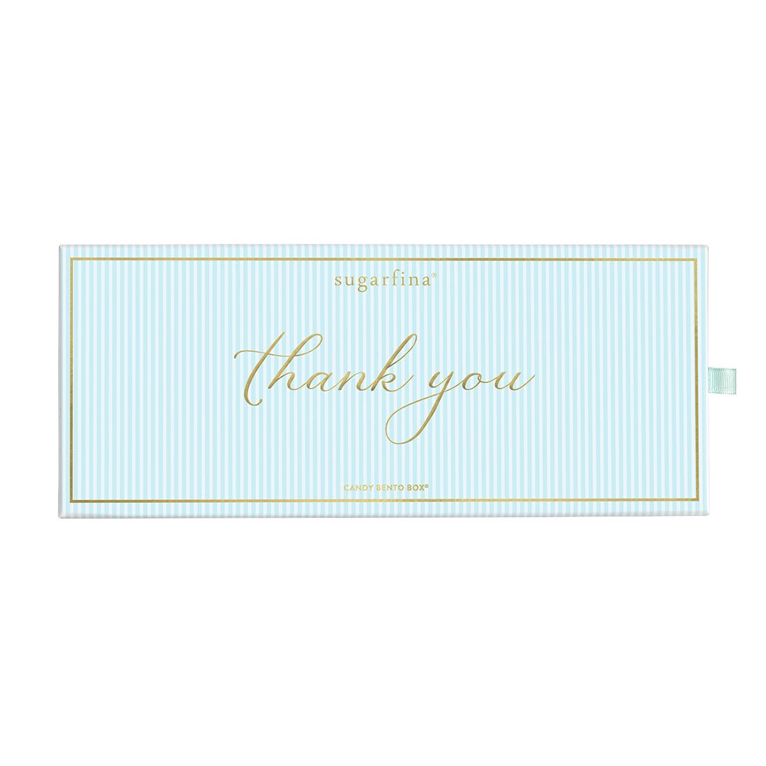 An image of Sugarfina Thank You 3-Piece Candy Bento Box