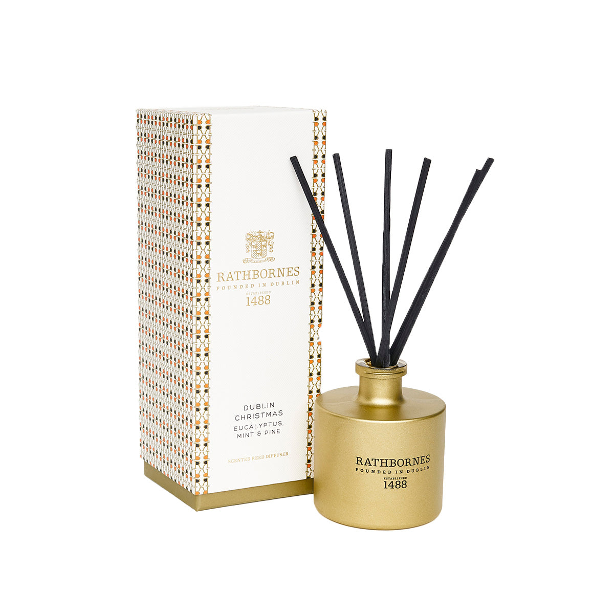 An image of John Rathbornes Dublin Christmas Reed Diffuser 6.7 fl oz
