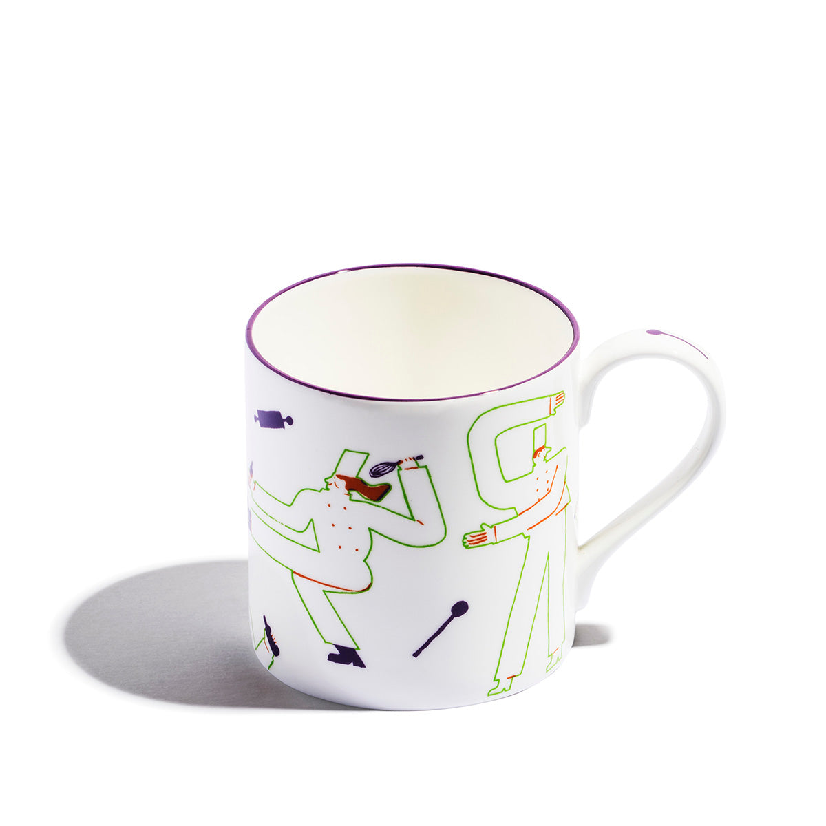 An image of Richard Brendon Dip Cappuccino Cup, Smoke