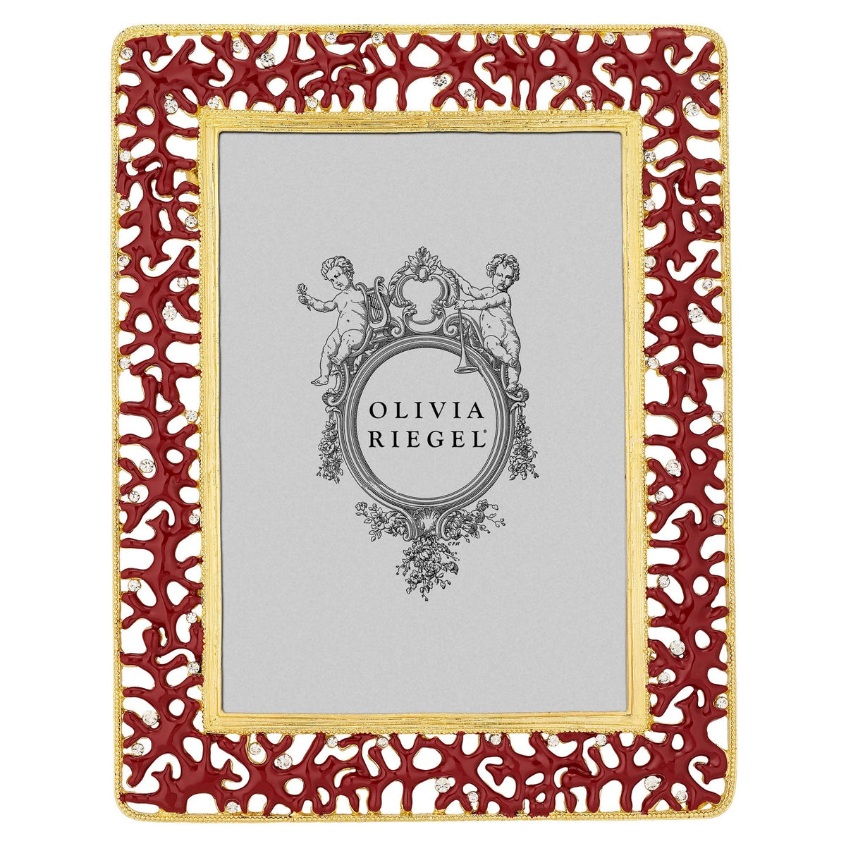 Olivia Riegel Coral Enamel 5" x7" Picture Frame