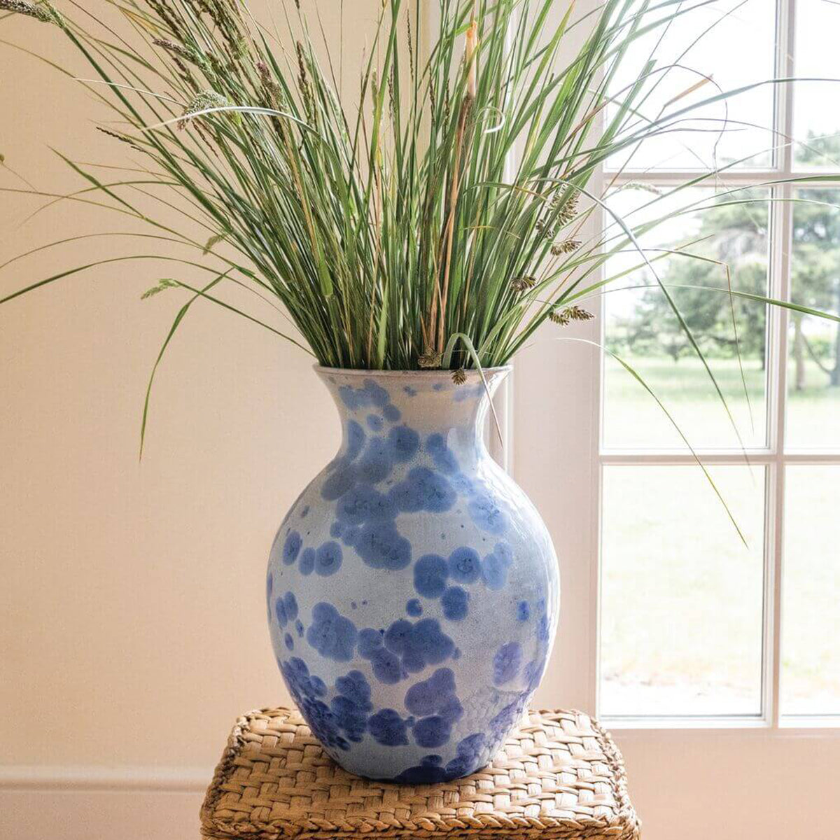 An image of Simon Pearce Curio Crystalline Vase