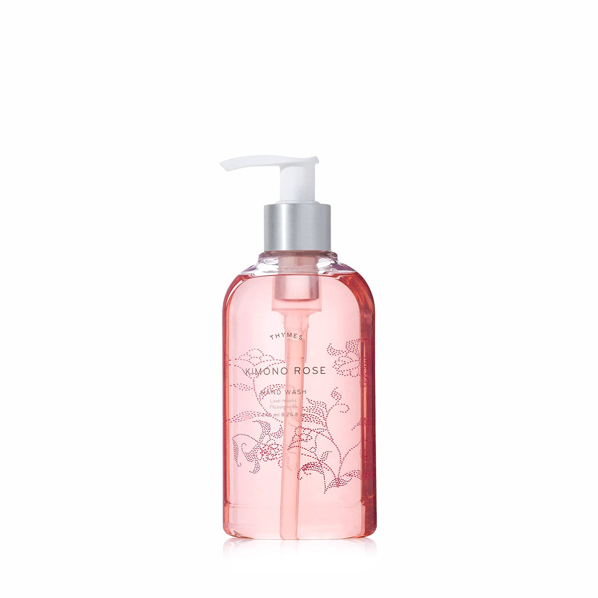 An image of Thymes Kimono Rose Hand Wash 8.25 fl oz