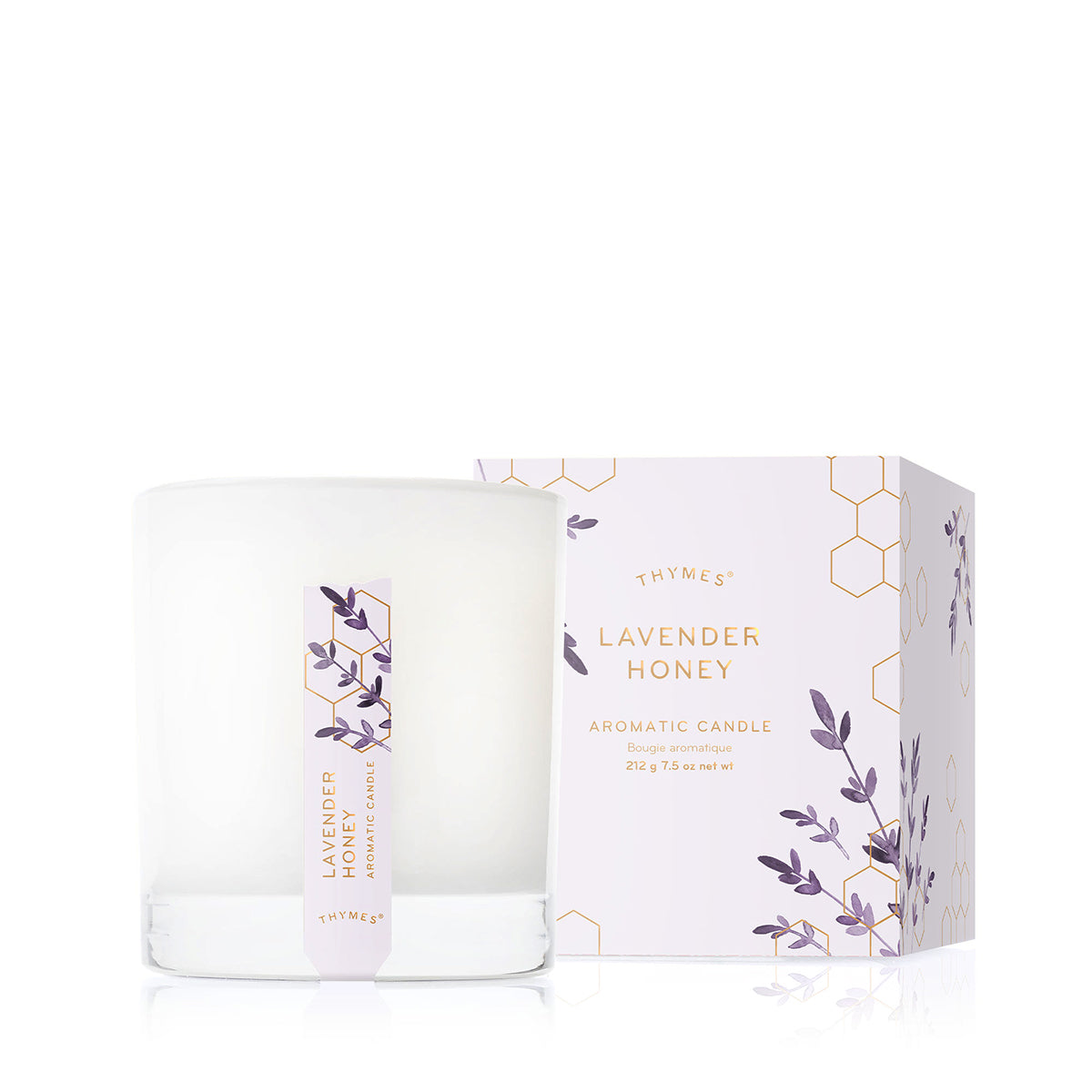 Thymes Lavender Poured Candle 7.5 oz