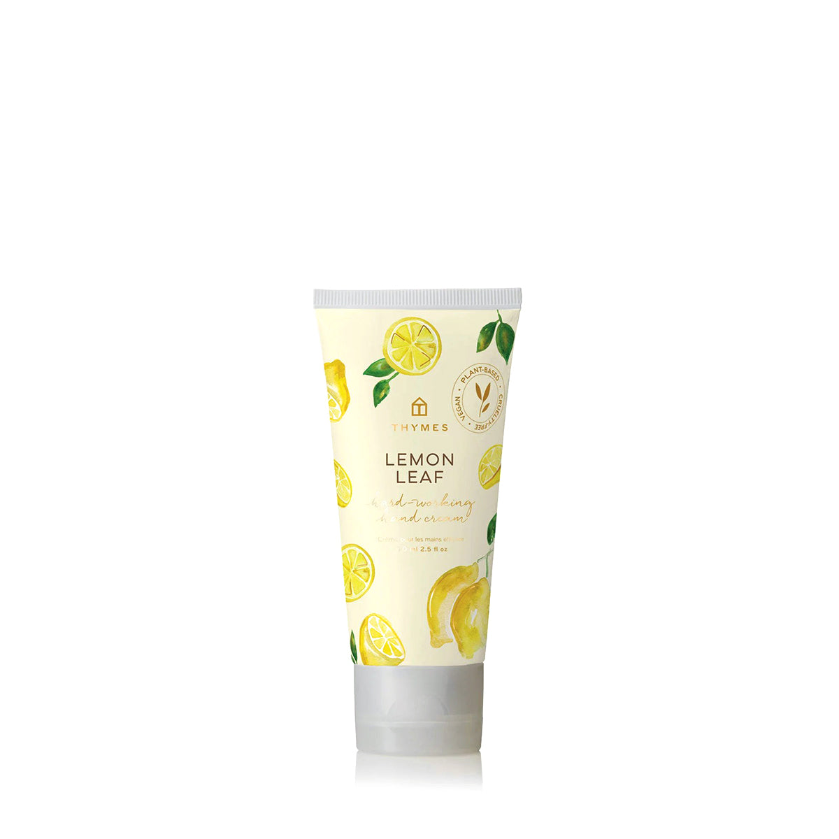 An image of Thymes Lemon Leaf Hard-Working Hand Cream 2.5 fl oz