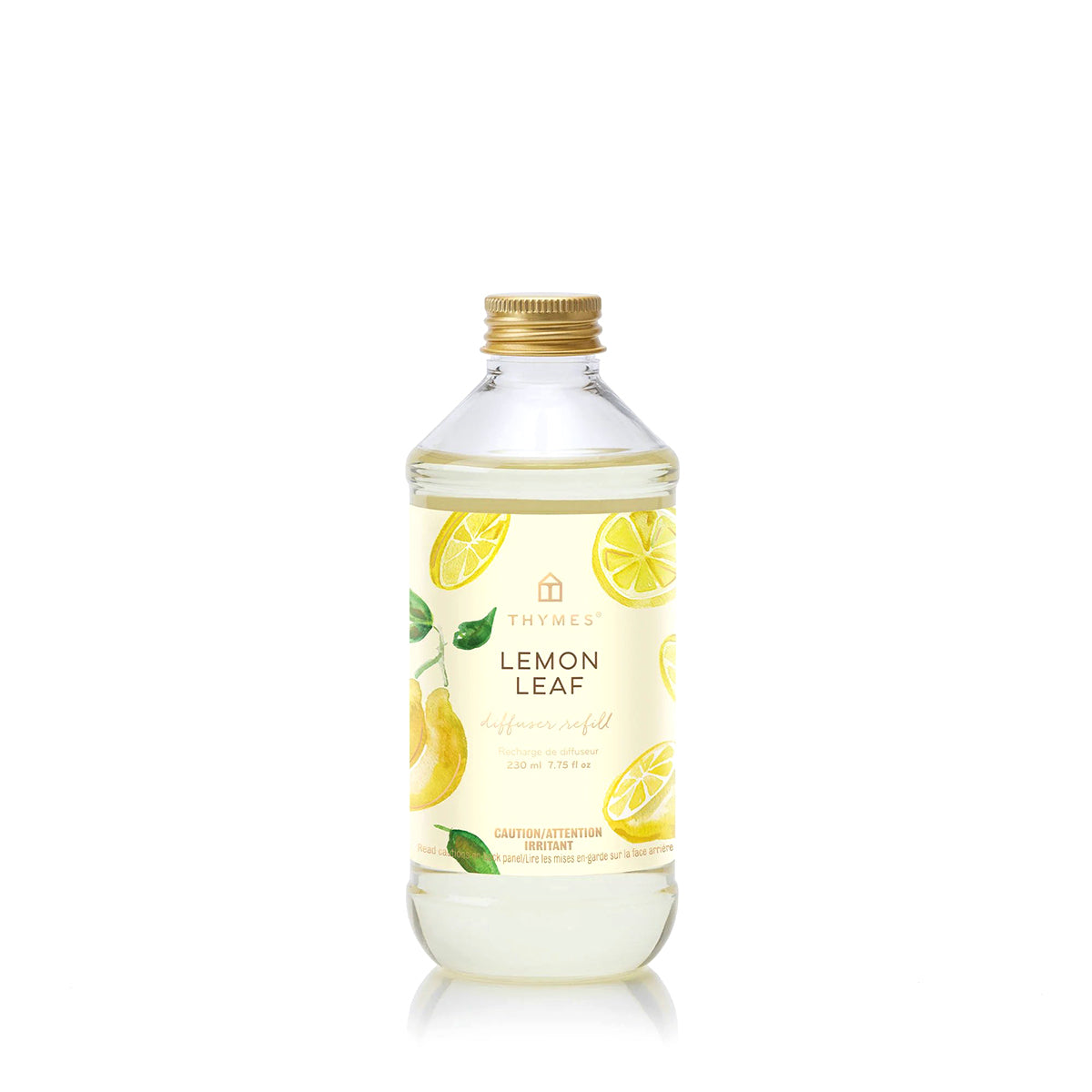 Thymes Lemon Leaf Reed Diffuser oil Refill 7.75 fl oz