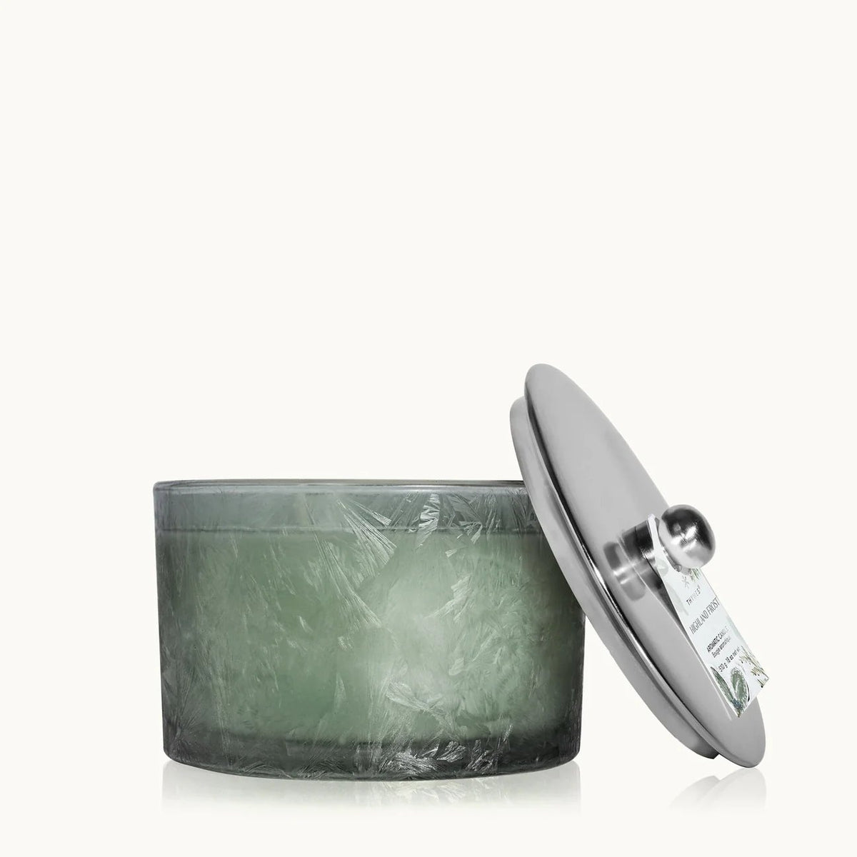 Thymes Highland Frost Large Poured 3 Wick Candle 18 oz