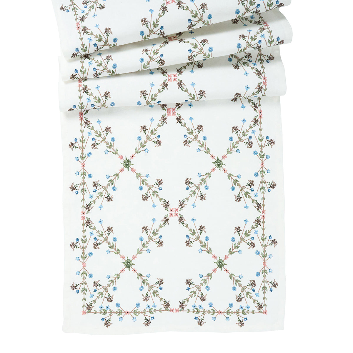 Juliska Villa Seville 18" x 90" Table Runner - Chambray