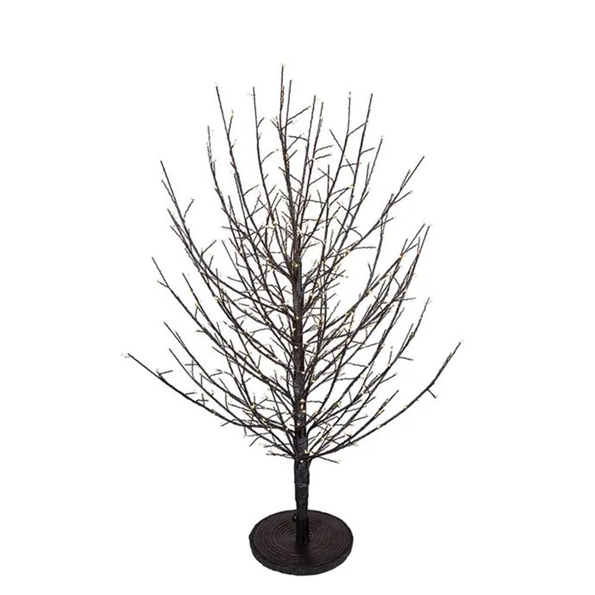 An image of Kurt Adler Dark Brown Twig Tree with Lights