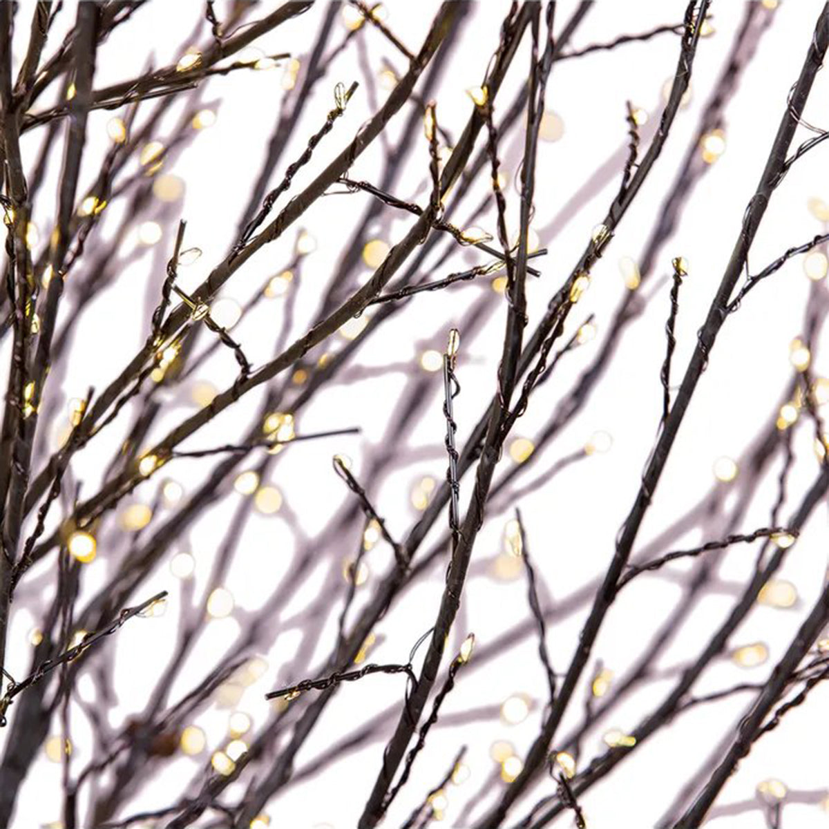 An image of Kurt Adler Dark Brown Twig Tree with Lights