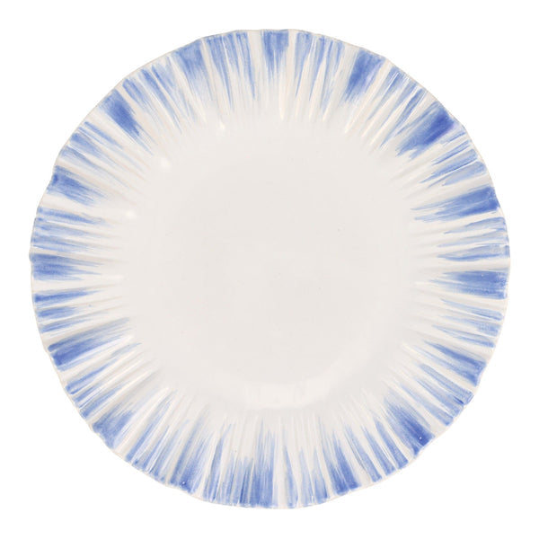 Vietri Bari Blue and White Small Round Platter