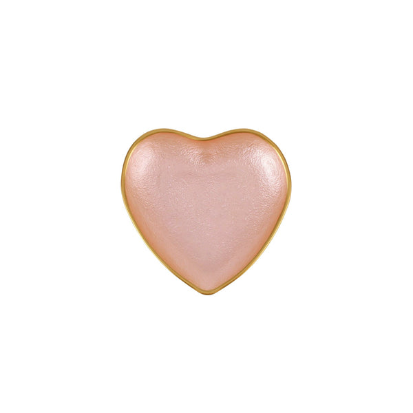 Vietri Baroque Glass Heart Cocktail Plate