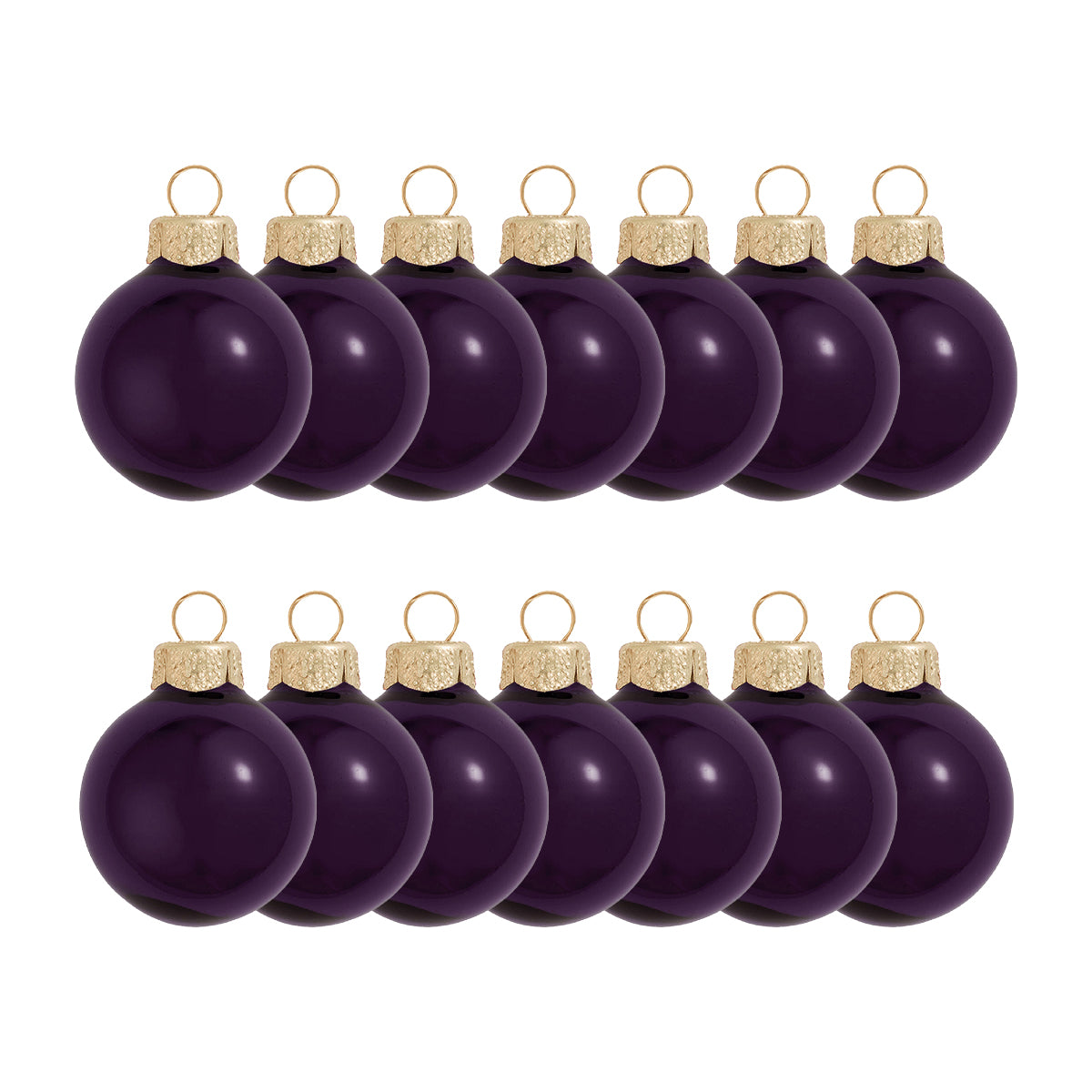 An image of Whitehurst 2 inch Shiny Ornaments (Box of 14)