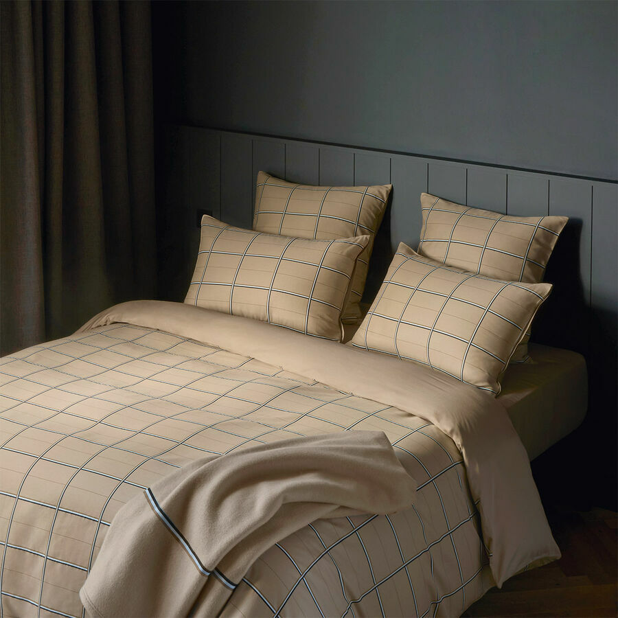 An image of Yves Delorme / Hugo Boss Check Sham (Pair)
